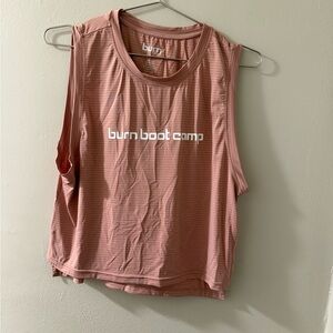 Burn Boot Camp Pink Tank Top